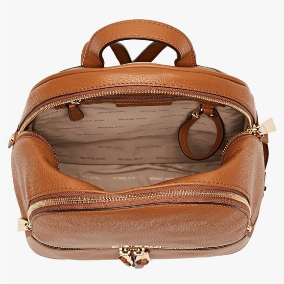 MICHAEL KORS Leather Backpack - Acorn - Picture 4 of 11